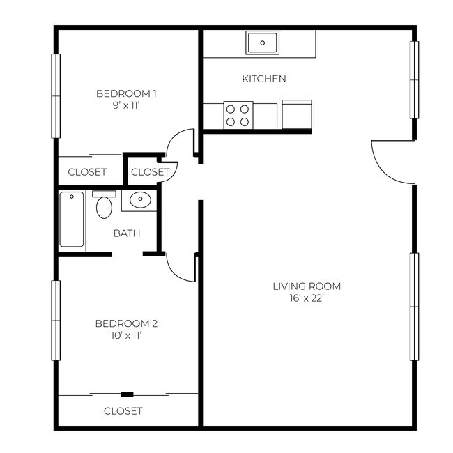 Residence 3 214 floor plan